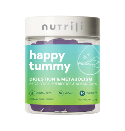 Nutrili Happy Tummy Vitamin Gummies - 60 علكة نباتية