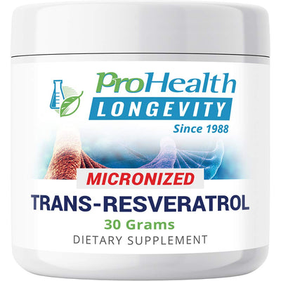 Micronized Trans-Resveratrol, 30 Grams