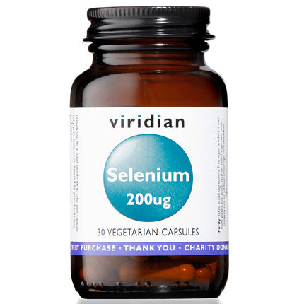 Viridian Selenium 200ug 30Veg Caps