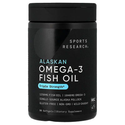Sports Research Omega-3 Fish Oil 1250Mg Softgel 90'S