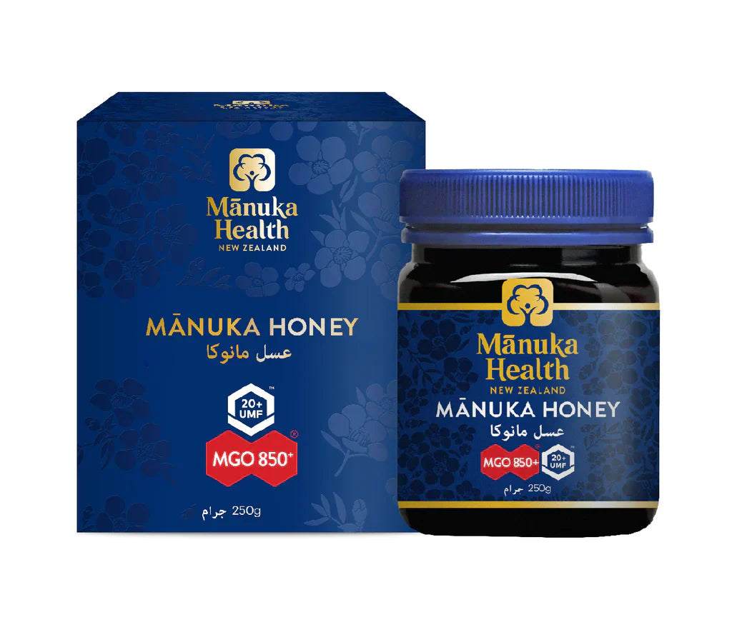 Manuka Health MGO 850+ Manuka Honey UMF 20+ 100% Pure New Zealand Honey, 250 g