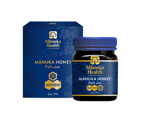 MANUKA HEALTH - MGO 1000+ Manuka Honey UMF 22+, 100% Pure New Zealand Honey, 250 g