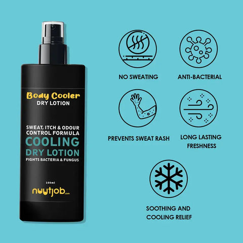 Nuutjob Body Cooler Cooling Liquid Powder For Men And Women