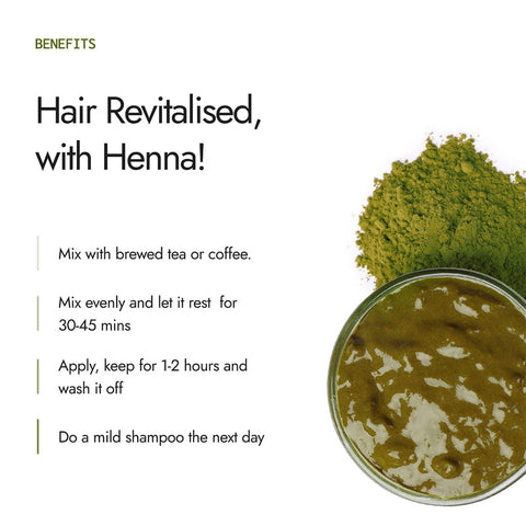 Kapiva Hair Rituals Organic Henna Powder 100g