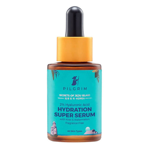 Pilgrim 2% Hyaluronic Acid Hydration Super Serum With Kiwi Extracts For Hydrated Skin For Unisex Of All Skin Types Korean Skin Care, 30ml