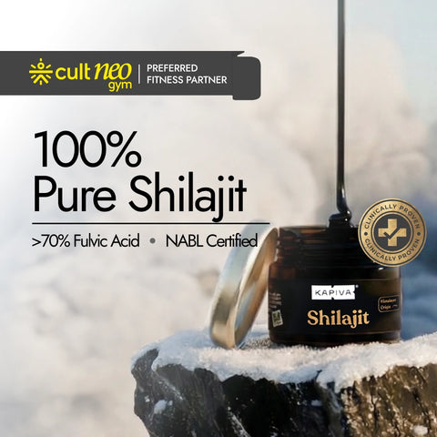 Kapiva Himalayan Shilajit Resin For Endurance And Stamina - 20 g Pack of 2