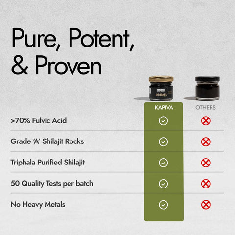 Kapiva Himalayan Shilajit Resin For Endurance And Stamina - 20 g Pack of 2 - Image 2