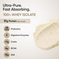 Wellbeing Nutrition Whey Protein Isolate - Unflavoured 1 Kg (28 servings)