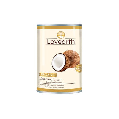 Lovearth Organic Coconut Cream 400Ml