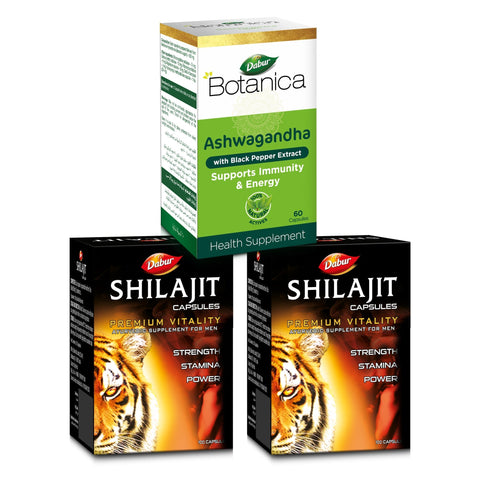 Dabur Energy & Stamina Booster Pack, One month supply