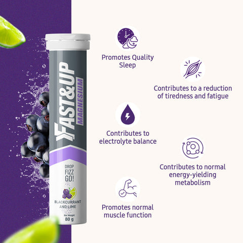 FAST & UP MAGNESIUM BLACKCURRANT LIME 20 TABLETS