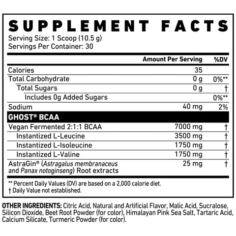 Ghost Bcaa V2 30S Kiwi Strawberry