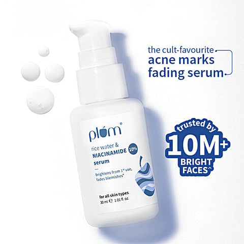 Plum Rice Water & Niacinamide 10% Face Serum 30ML 3072