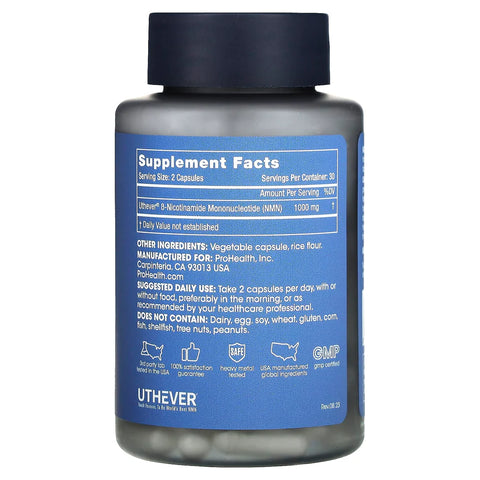 ProHealth NAD+ Pro 1000, 60 caps