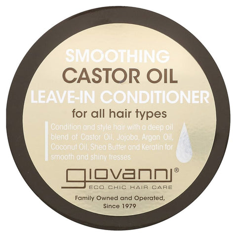 Giov Smoothing Castor Oil Leave In Condi : 11.5Fl Oz