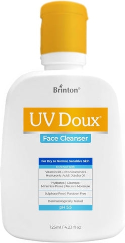 Brinton Uv Doux Sunscreen Gel 50 Gm Combo (50Gm + Cleanser)