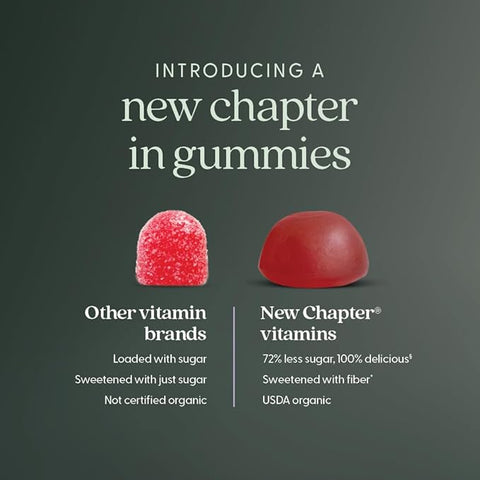 New Chapter STRENGTH SUPP VIT D3+GUMMY 60CT