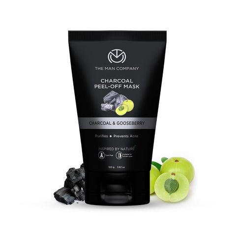The Man Company Peel Off Mask| Moringa and Gooseberry Charcoal| 100GMÂ
