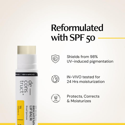 Deconstruct Brightening Lip Balm - Vitamin C & Resorcinol SPF 30, 4g