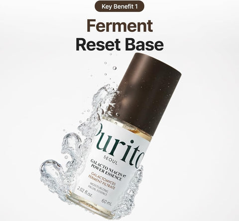PURITO Galacto Niacin 97 Power Essence - Fermented Galactomisses & Niacinamide Formula, 60ml