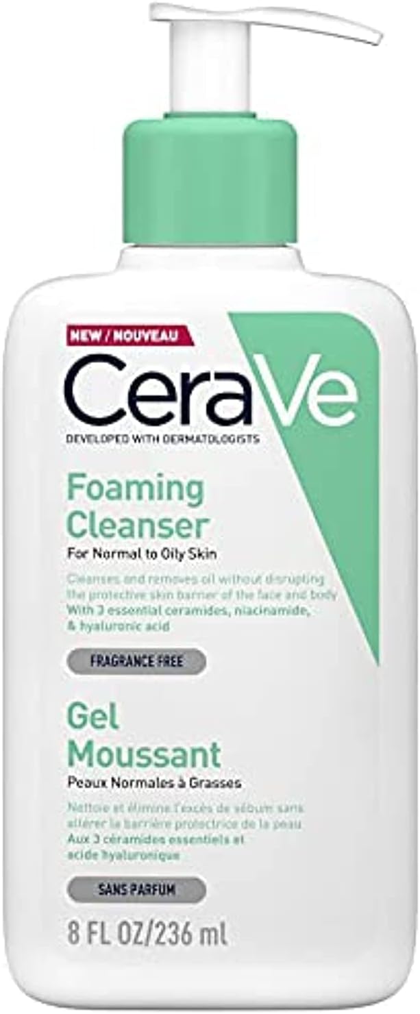 CeraVe Foaming Cleanser for Normal to Oily Skin 236ml