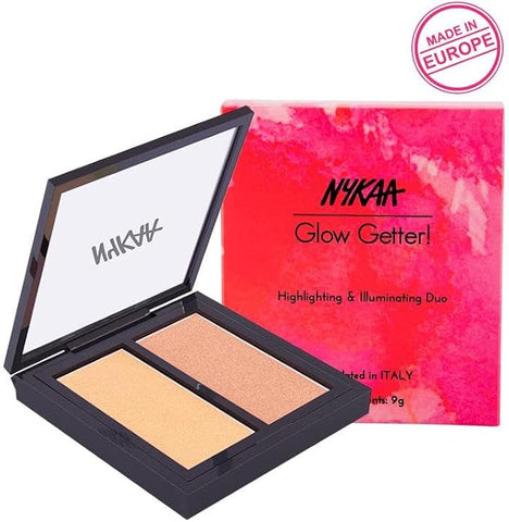 Nykaa Glow Getter تسليط الضوء والإضاءة الثنائي Gliterrati 02