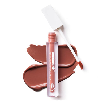 Mamaearth-Feather Light Liquid Matte Lipstick- 05 Nude Brown 3.5 Ml