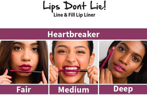 قلم تحديد الشفاه Nykaa Lips Don't Lie من Heart Breaker07