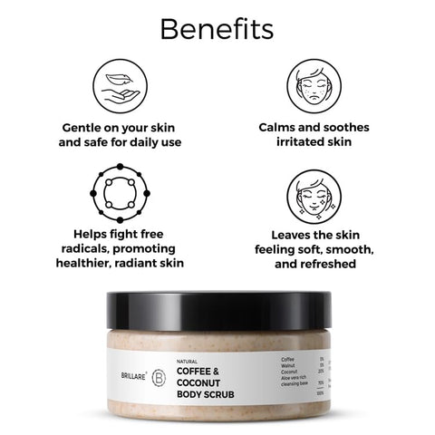Brillaire Coffee & Coconut Body Scrub 200Gm