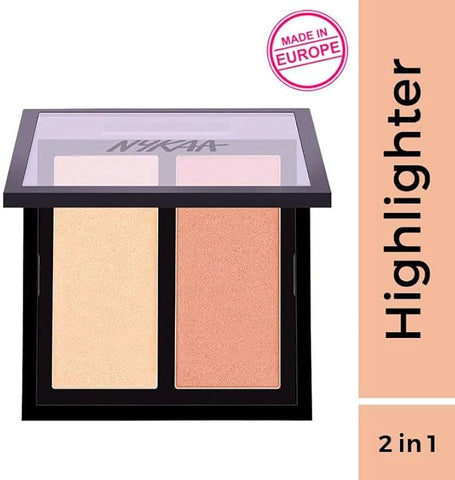 Nykaa Glow Getter Highlighting & Illuminating Duo 24K Glam, 01