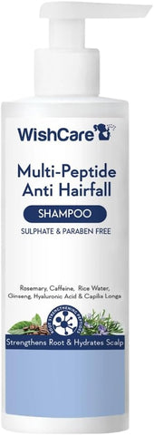 Wishcare Multi Peptide Rice Water Anti Hairfall Shampoo