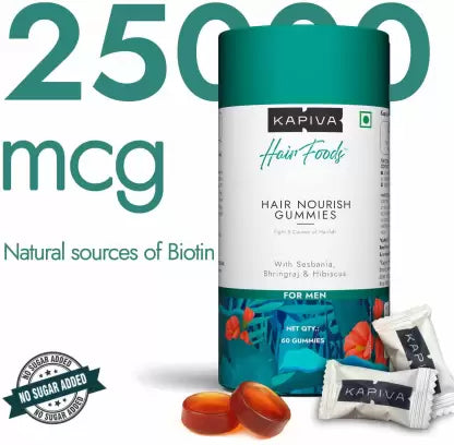 KAPIVA Hair Nourish Gummies 60