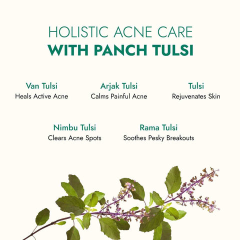 Kapiva Tulsi Anti-Acne Serum 30 ml | For Acne & Acne Marks | Made Safe Certified,100% Ayurvedic Serum with Herbal Actives