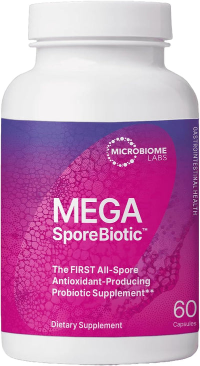 Microbiome Labs MegaSporeBiotic Spore Probiotic for Daily Use (60 Count)