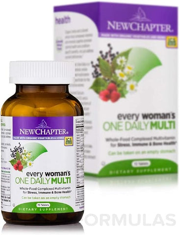 New Chapter Every Woman's One Daily Multivitamins 72Tab Green