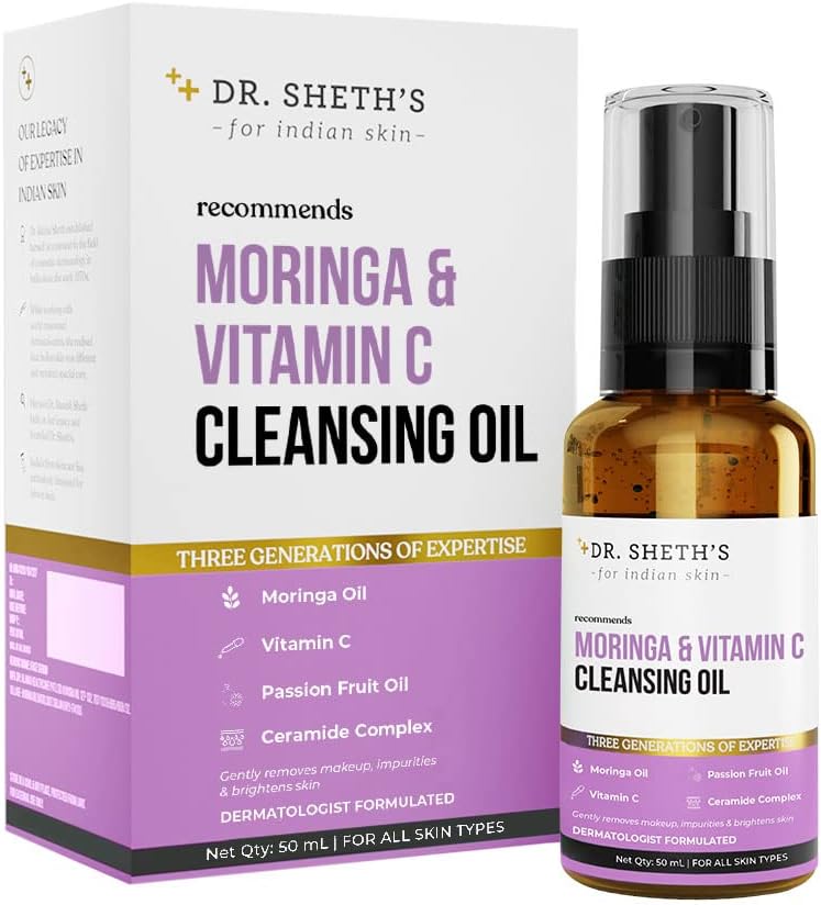 Dr. Sheth's Moringa & Vitamin C Cleansing Oil - 50 ml