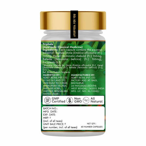 Kapiva Triphala 60 Capsules