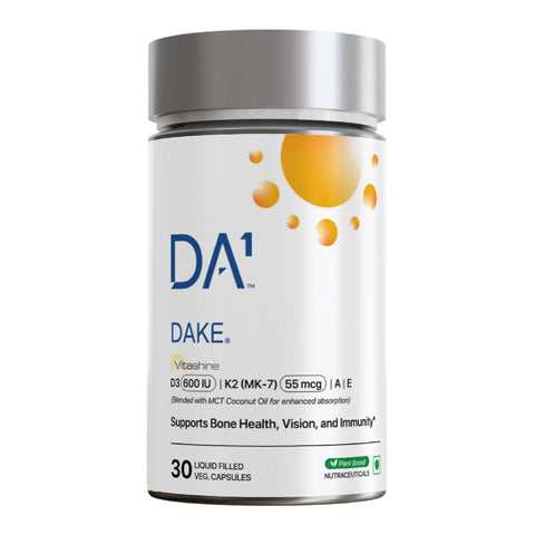 Decode Age Dake | Multivitamin D3, K2 (Mk-7), A & E Capsules 30