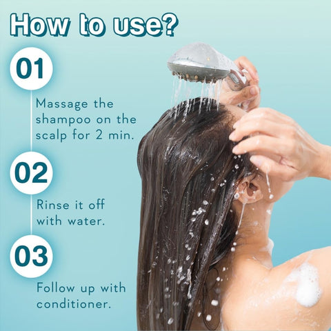 Wishcare AHA BHA Anti-Dandruff Shampoo | Hydrating Formula - 250ml