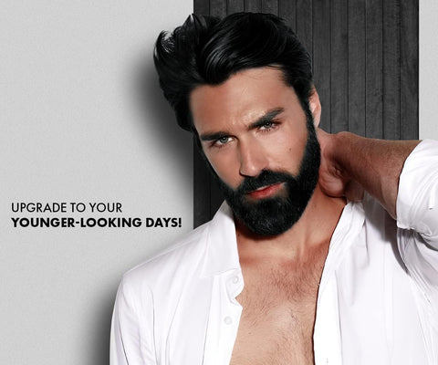 Urban Gabru Beard Color with Henna Power for Men, 70g - Black