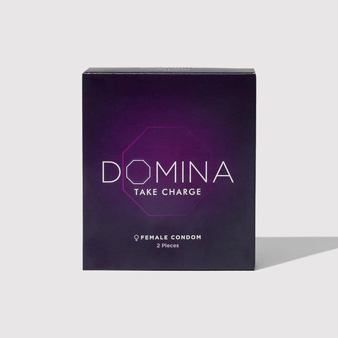Pee Safe Domina Female Condoms - Inner Contraceptive, 2 Pack
