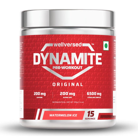 Wellversed Dynamite Pre-Workout Watermelon Ice (210g)