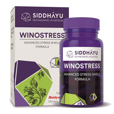 Siddhayu Winostress Capsules For Stress Management 30's