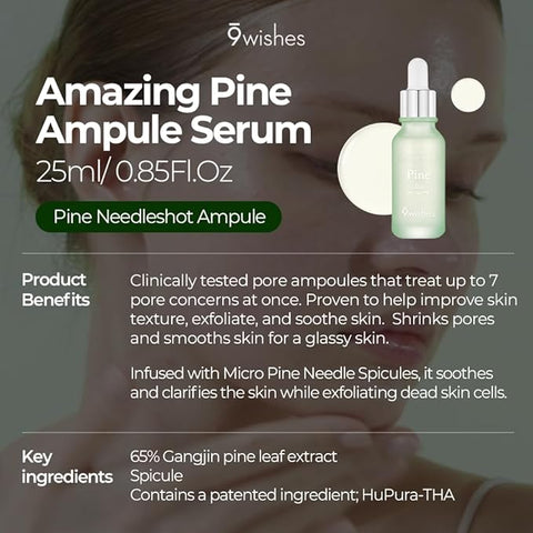 9Wishes Amazing Pore Ampule Serum 25ml