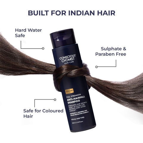Conscious Chemist Full Strength Anti-Hairfall Shampoo - 200 ml