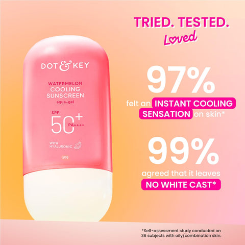 Dot & Key Watermelon Hyaluronic Cooling Sunscreen SPF 50 PA+++ 30g - Image 3