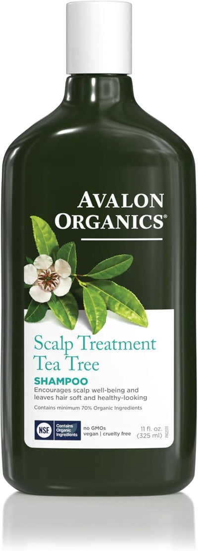 Avalon Organics Scalp Treatment Shampoo, Tea Tree, 325Ml