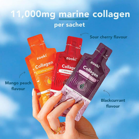 Zooki Super Strength Collagen Mango Peach 11,000mg Pack of 14