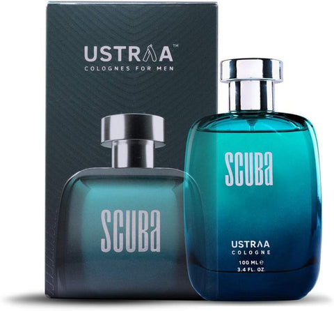 USTRAA Colognes for Men SCUBA Deep and Fresh 100 ml