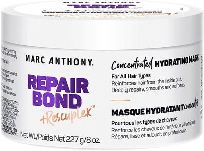 Marc Anthony Repairing Mask - Repairs, Strengthens & Maintains Hair Bonds - Eliminates Frizz & Breakage - Professional Treatment For Dry & Damaged Hair, 8 Oz